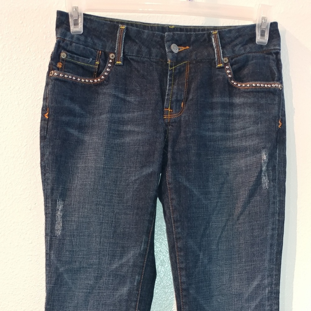 Seven7 bootcut embellished jeans   SZ 27